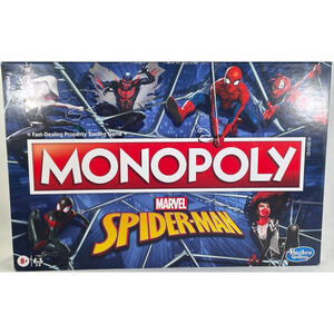 Monopoly Marvel Spider-Man Edition Board Game F3968 - New Sealed - 2-6 Players